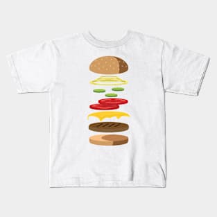 Burger Breakdown Kids T-Shirt